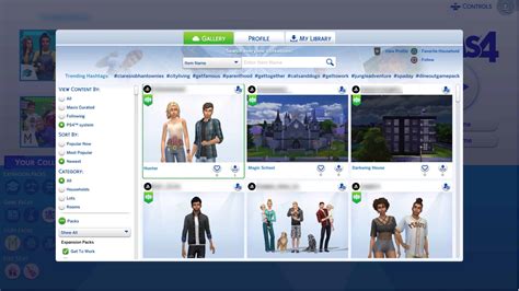 gallery sims 4|sims 4 gallery location.